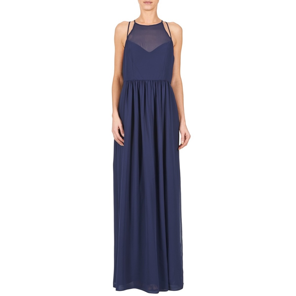 BCBGeneration Navy Formal Length Dress Size 8